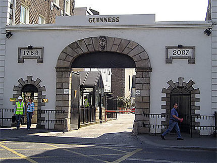 Entrée de l'usine Guinness