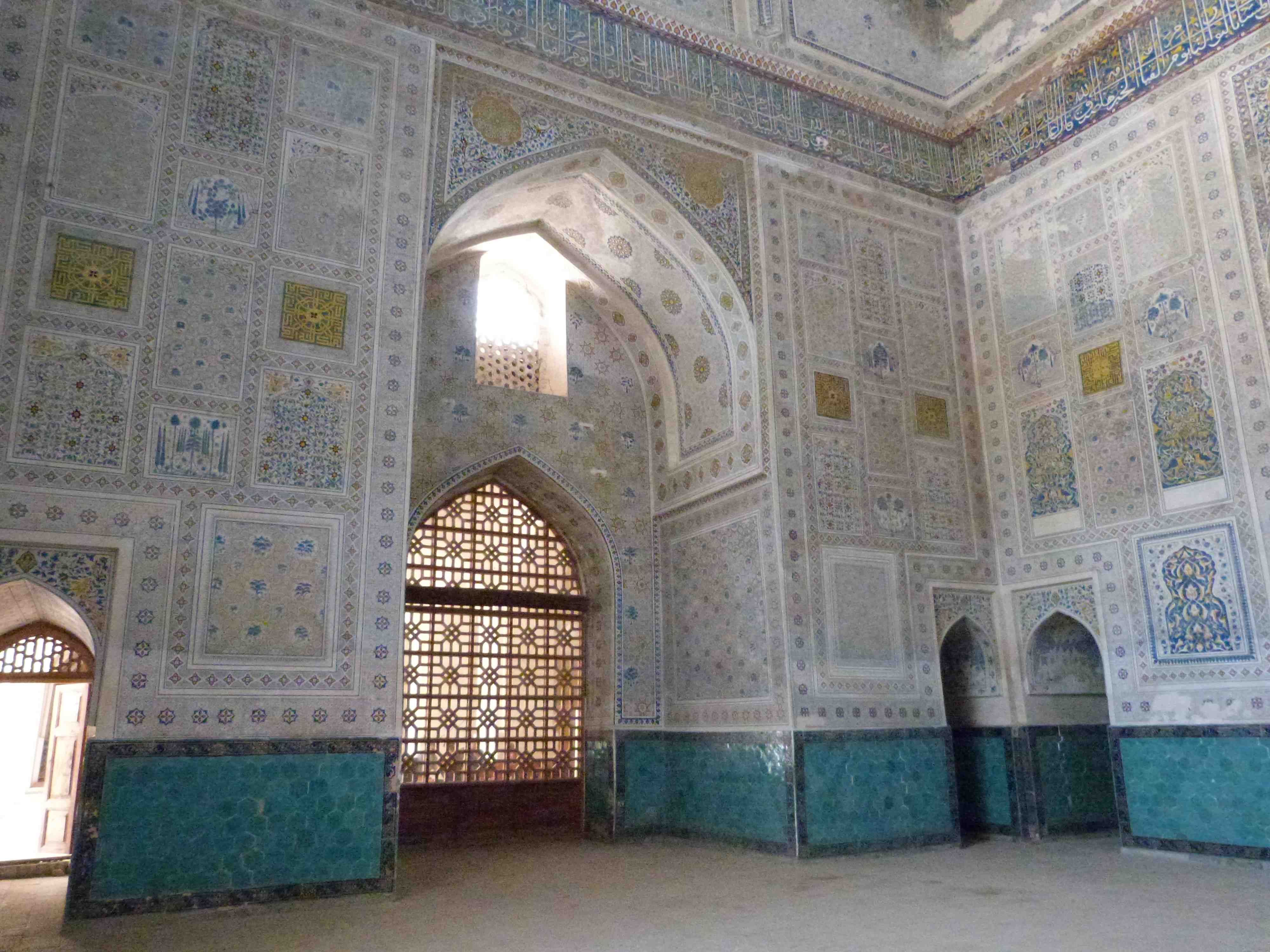 Plafond du mausolée Goumbazi-Sayyidan Plafond du mausolée Goumbazi-Sayyidan