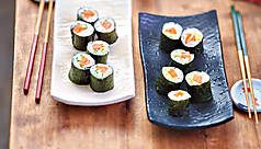 Recette de makis au saumon