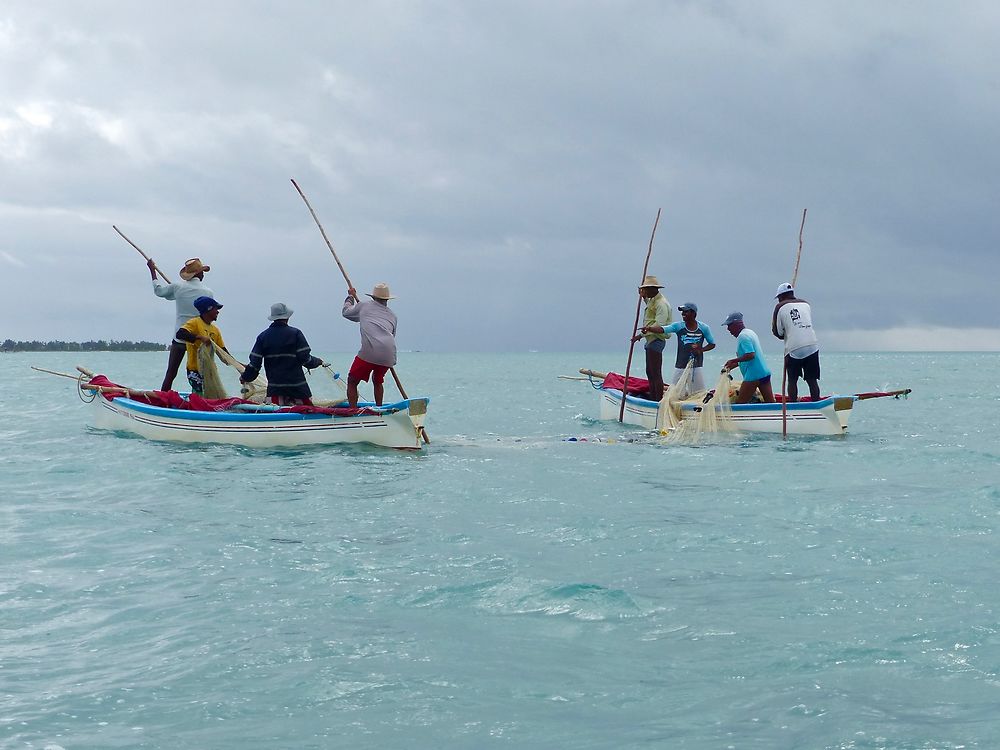 Pêcheurs sous l'orage