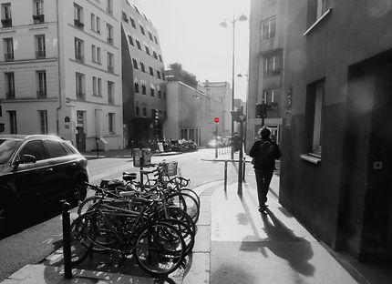 Scène de rue à Paris