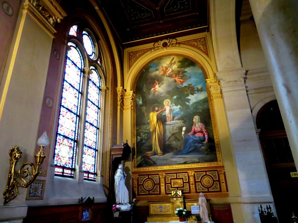 Peinture murale, église de la Sainte-Trinité