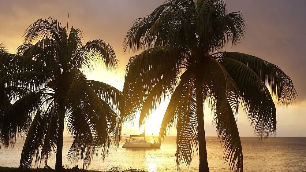 Coucher de soleil à Saint-Pierre