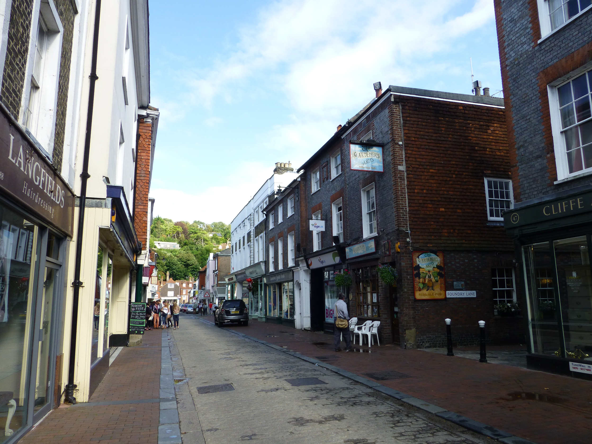 Rue principale de Lewes Rue principale de Lewes