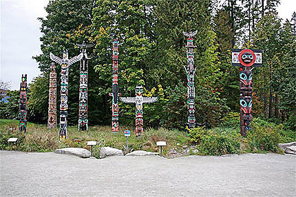 Totems au Parc Stanley - Vancouver
