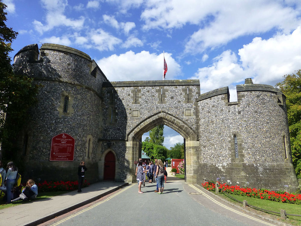 Entrée du château d'Arundel