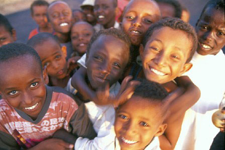 Sourires de rue près de Djibouti Sourires de rue près de Djibouti