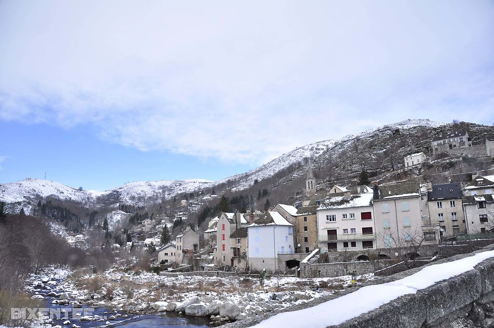 Pont de Montvert en hiver