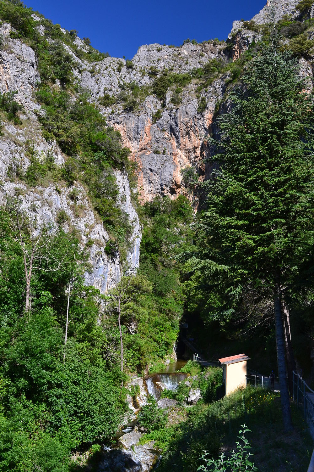 Entrée de la Gorge de la Fou