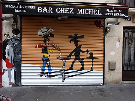 Lucky Luke street art