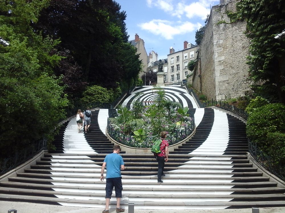 Les marches Denis Papin... un monument à Blois