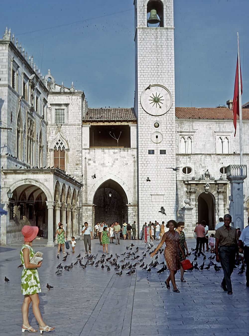 Tour de l'horloge de Dubrovnik