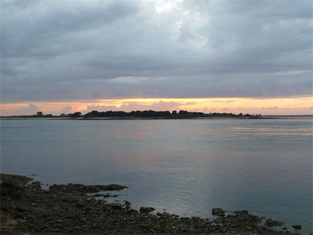 Coucher de soleil à Port Navalo