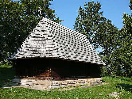Vieille église orthodoxe en bois, Šumadija, Serbie centrale