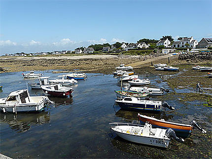 Marée basse à Portivy