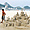 Château de sable géant sur Copacabana
