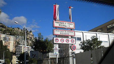 L'entrée de Monaco L'entrée de Monaco