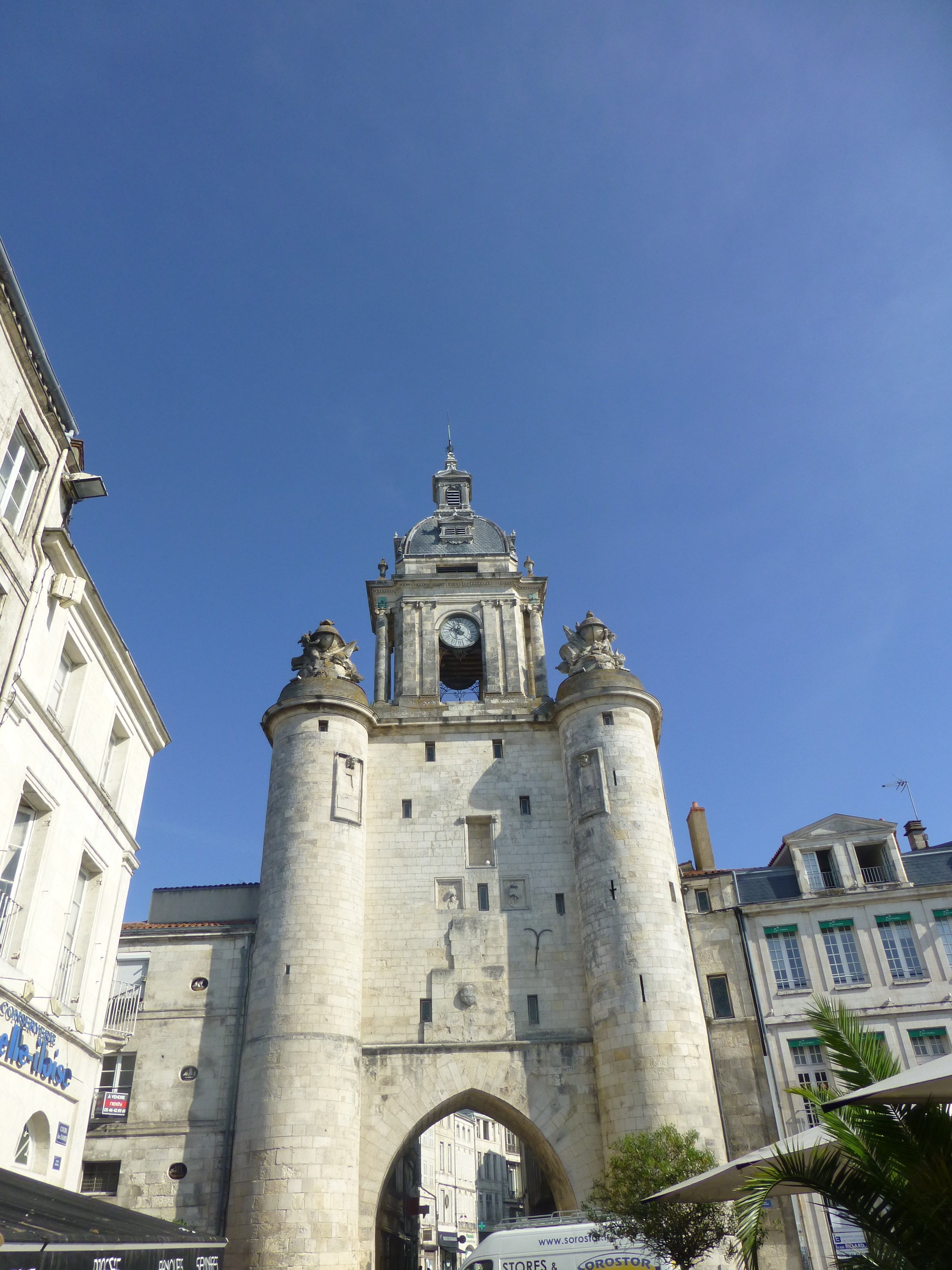 Tour de l'Horloge au soleil, La Rochelle