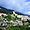 Le village de Montepertuso accroché à la montagne