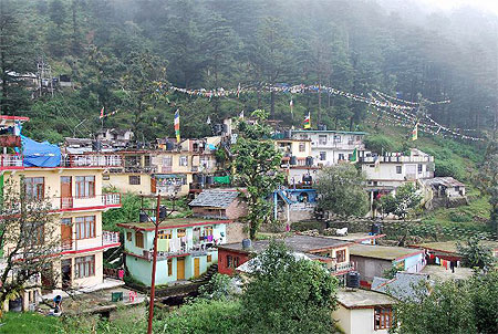 Le village de Mac Leod Ganj Le village de Mac Leod Ganj