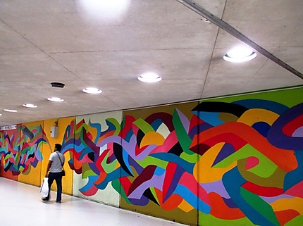Fresque Gare du Nord (Ratp)