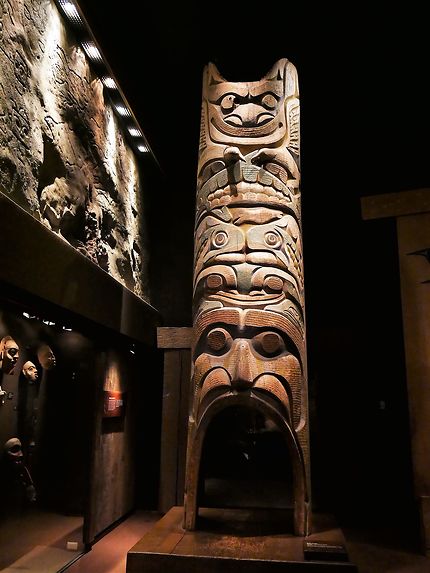 Totem, musée royal de Colombie Britannique