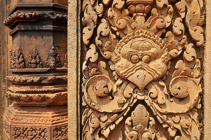 Banteai Srey, le temple de grès rosé