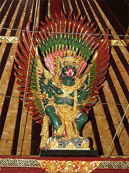 Garuda au temple hindouiste de Gunung Kawi