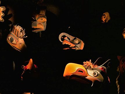 Masques, musée royal de Colombie Britannique