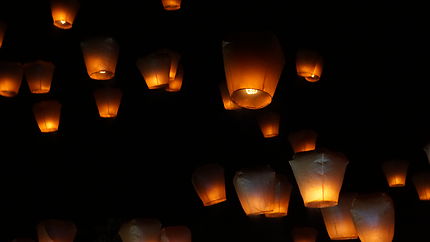 Festival des lanternes à Taïwan