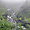 Cascade de Bhagsu sous la brume