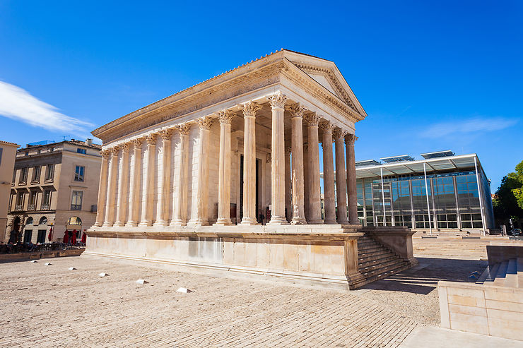 Gard - La Maison carrée de Nîmes au Patrimoine mondial de l'UNESCO
