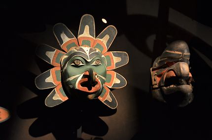 Masques, musée royal Colombie Britannique