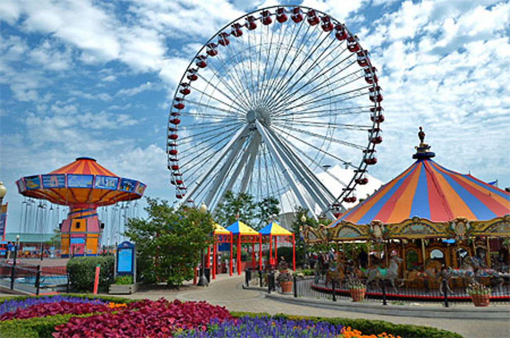 Grande roue de Navy Pier, à Chicago