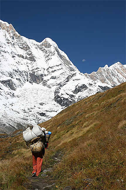 Sherpas dans l'Annarpuna