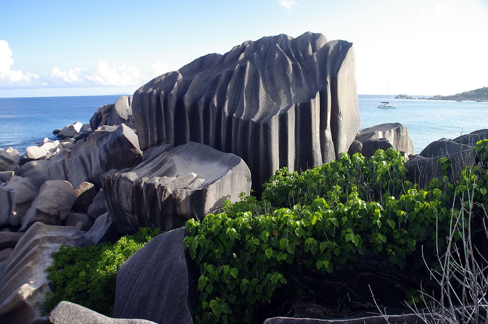 Rochers plage de grande anse