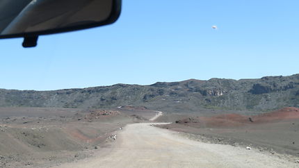 La plaine des sables route du volcan à la Réunion