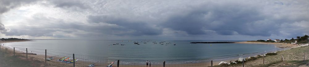 Plage d'Olus d'Oleron (vue panorama)