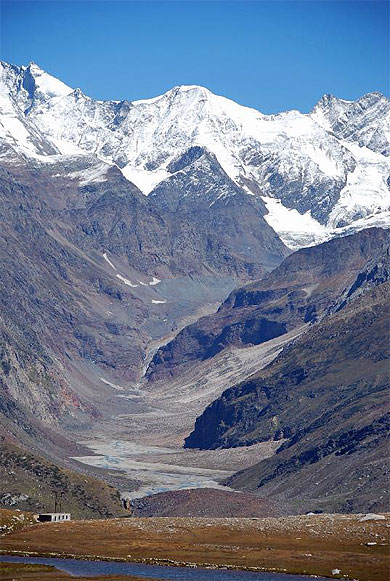 Vue du col du rohtang la Vue du col du rohtang la