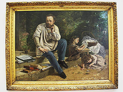 &quot;Proudhon et ses enfants&quot;, par Gustave Courbet