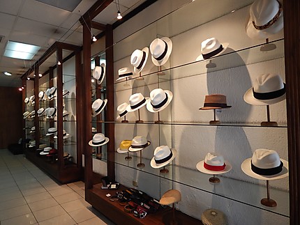 Vente de chapeaux de Panama