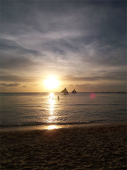 Coucher de soleil sur Boracay
