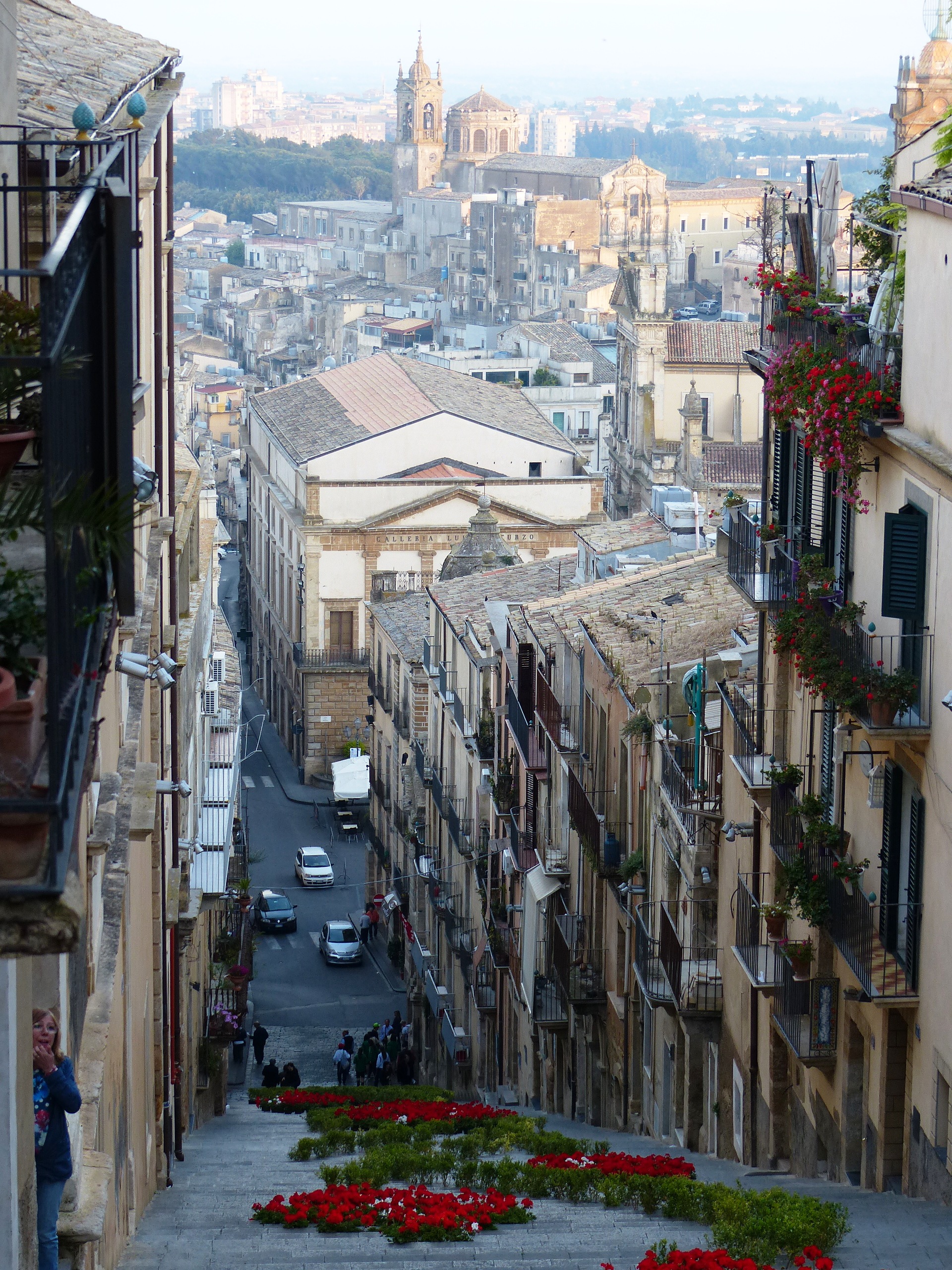 Vue depuis le haut de l'escalier Vue depuis le haut de l'escalier