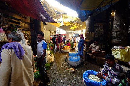 Marché au fleur de Kolkata, Inde