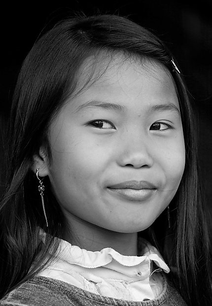 Portrait d'enfant à Bat Trang