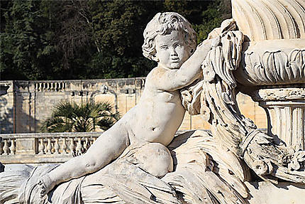 Nîmes - Jardins de la Fontaine - Chérubin