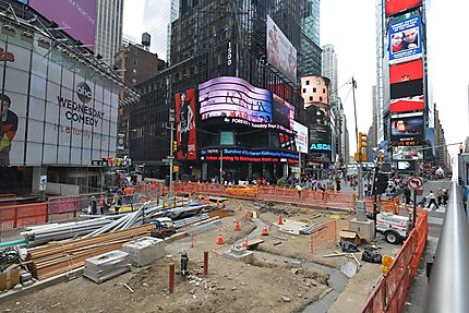 Times Square en travaux