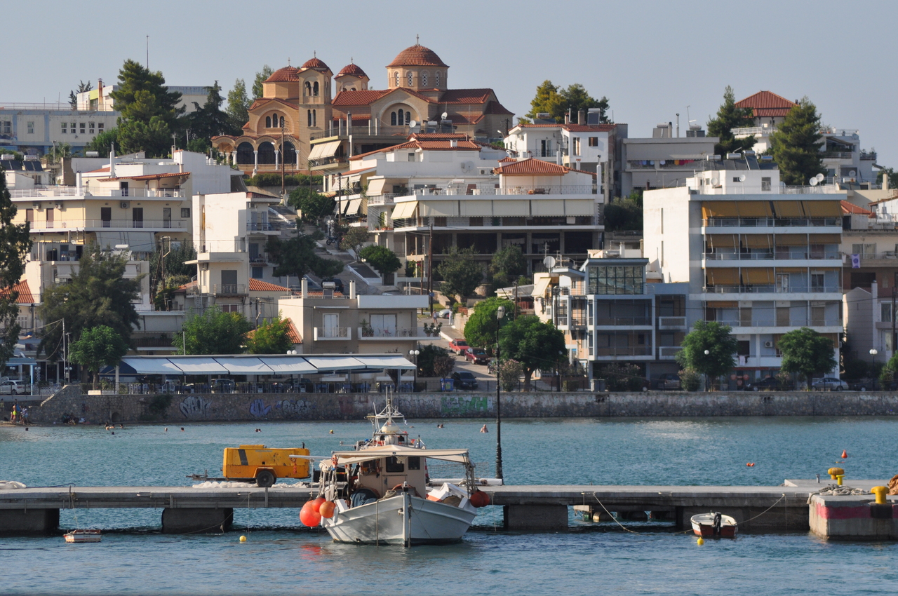 Chalkida, côté Grèce continentale Chalkida, côté Grèce continentale