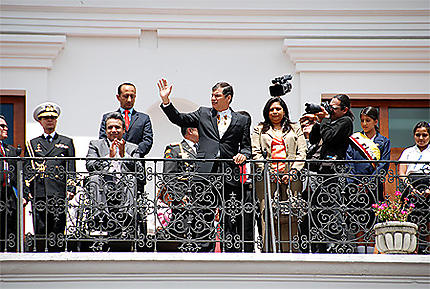 Le président Rafael Correa