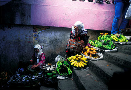 Femmes vendant des bananes
